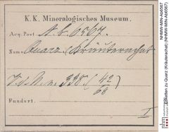 Etiketten zu Quarz (Kräuterachat) (NHMW-MIN-Ab6567)
